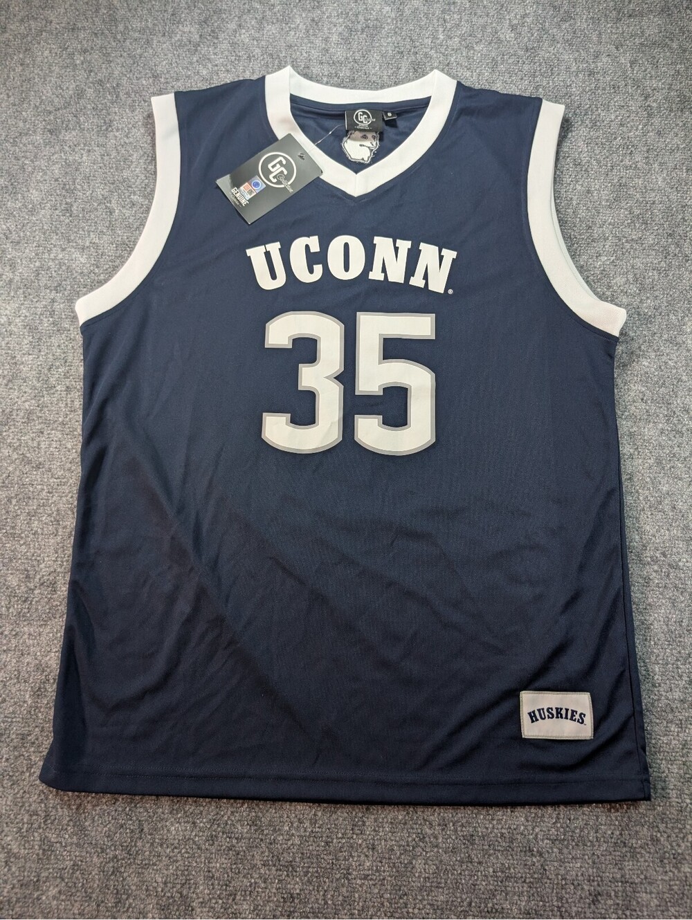 Genuine Collective Azzi Fudd UCONN Huskies Basketball Jersey Womens Size Small